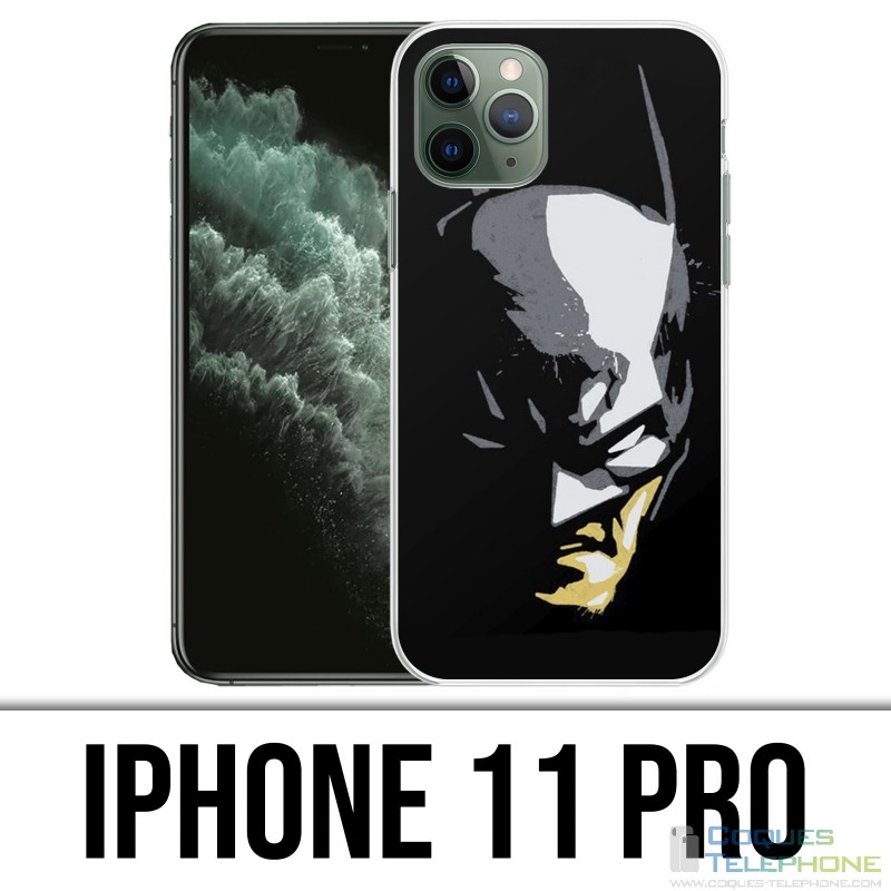 Coque iPhone 11 PRO - Batman Paint Face