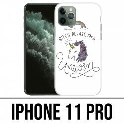 Coque iPhone 11 PRO - Bitch Please Unicorn Licorne