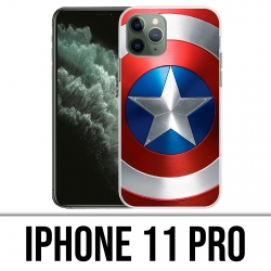 Coque iPhone 11 PRO - Bouclier Captain America Avengers