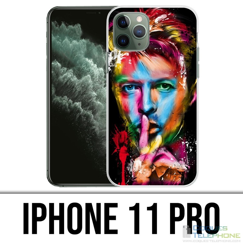 Coque iPhone iPhone 11 PRO - Bowie Multicolore