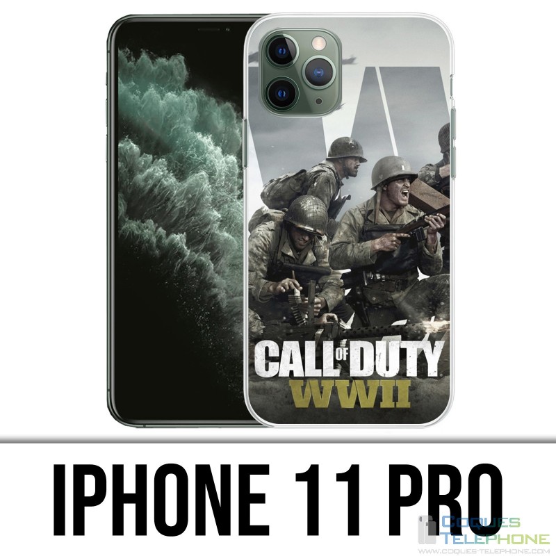 Funda iPhone 11 Pro - Personajes de Call of Duty Ww2