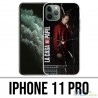 Coque iPhone 11 PRO - Casa De Papel Berlin Masque Split