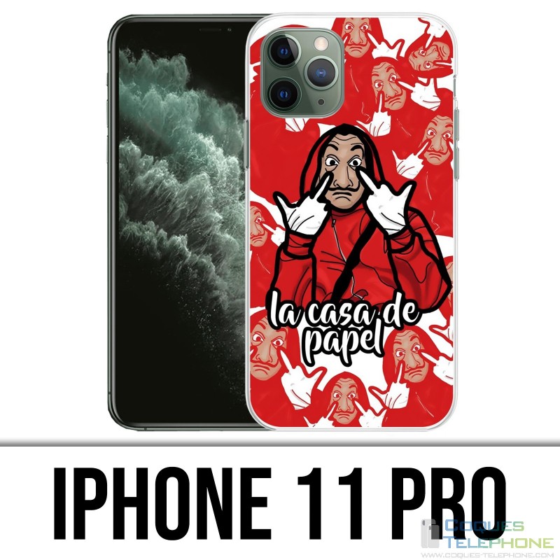 IPhone 11 Pro Case - Casa De Papel Cartoon
