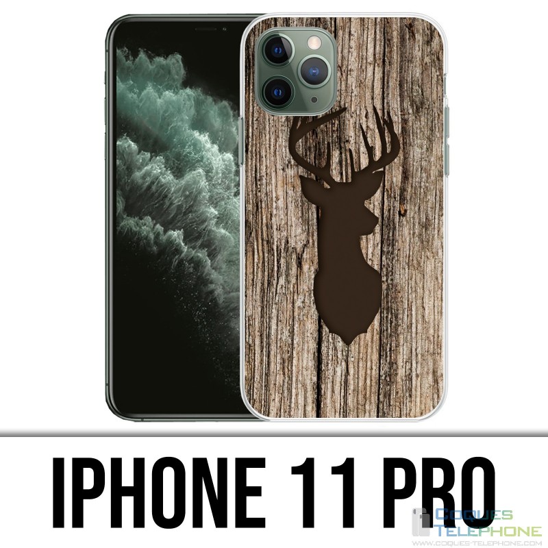 IPhone 11 Pro Hülle - Deer Wood Bird
