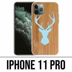 Custodia per iPhone 11 Pro - Cervo di legno