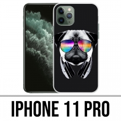 Custodia iPhone 11 Pro - Dog Pug Dj