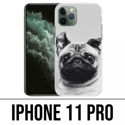 Funda iPhone 11 PRO - Orejas de perro Pug