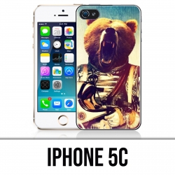 Custodia per iPhone 5C - Orso astronauta