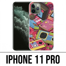 Coque iPhone 11 PRO - Consoles Retro Vintage