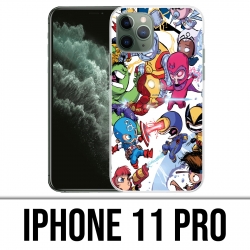 Coque iPhone 11 PRO - Cute Marvel Heroes