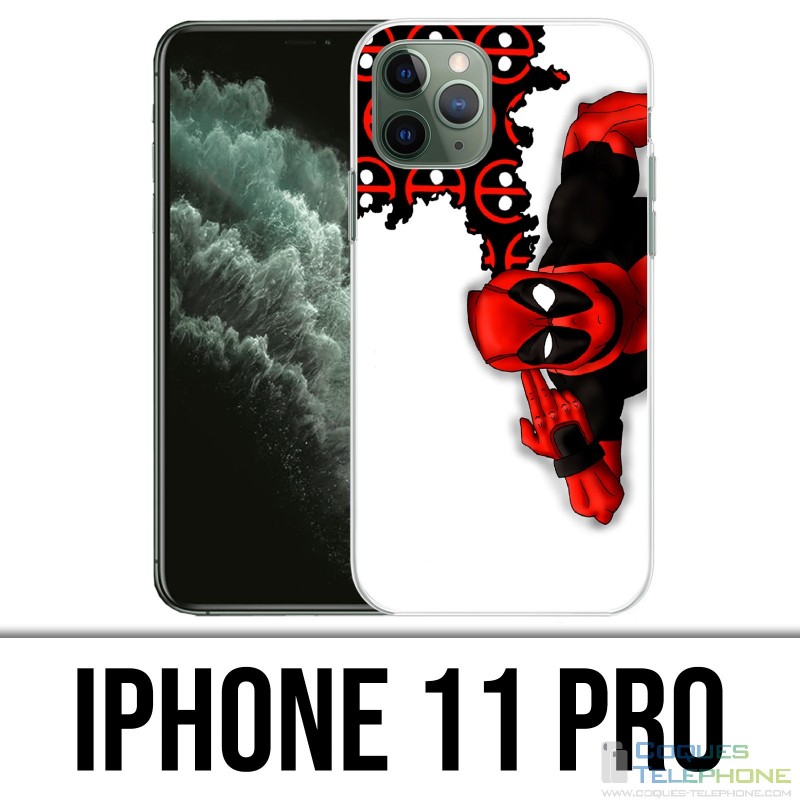 Custodia per iPhone 11 Pro - Deadpool Bang