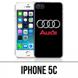 Custodia per iPhone 5C - logo Audi in metallo