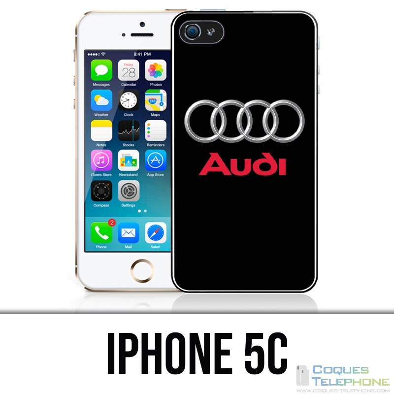 Funda iPhone 5C - Audi Logo Metal