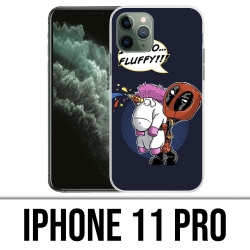 Coque iPhone 11 PRO - Deadpool Fluffy Licorne