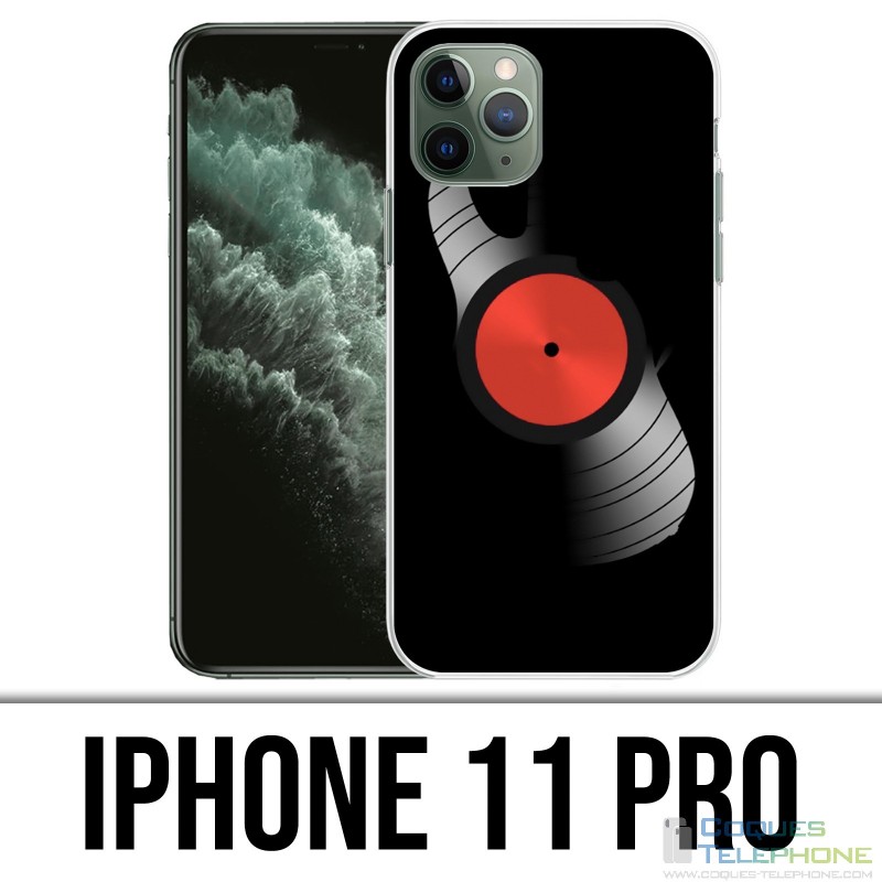 Coque iPhone 11 Pro - Disque Vinyle