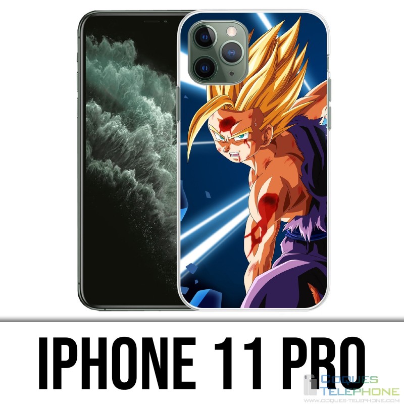 Coque iPhone 11 PRO - Dragon Ball Gohan Kameha