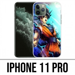 Coque iPhone 11 PRO - Dragon Ball Goku Couleur