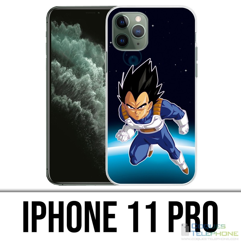 Coque iPhone 11 PRO - Dragon Ball Vegeta Espace