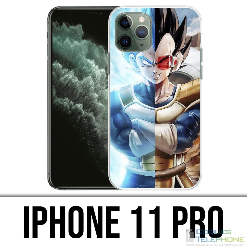 Coque iPhone 11 PRO - Dragon Ball Vegeta Super Saiyan