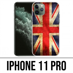 Custodia per iPhone 11 Pro - Bandiera UK vintage