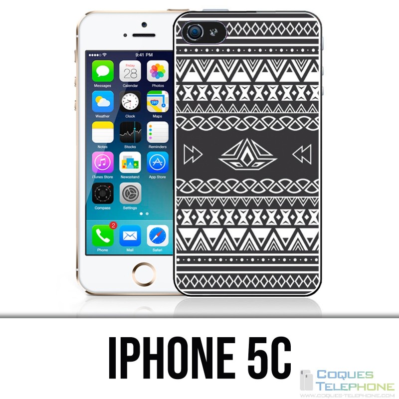 Coque iPhone 5C - Azteque Gris
