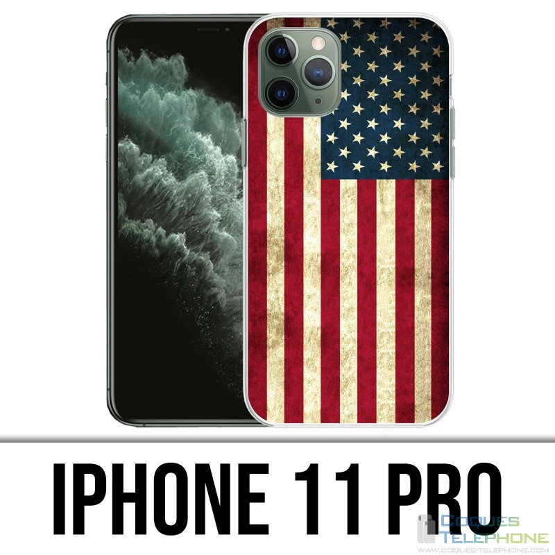 Funda para iPhone 11 Pro - Bandera de Estados Unidos