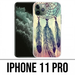 Custodia per iPhone 11 Pro: piume Dreamcatcher