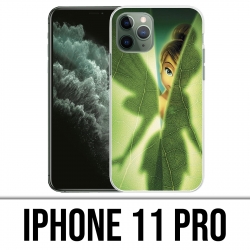Coque iPhone 11 PRO - Fée Clochette Feuille