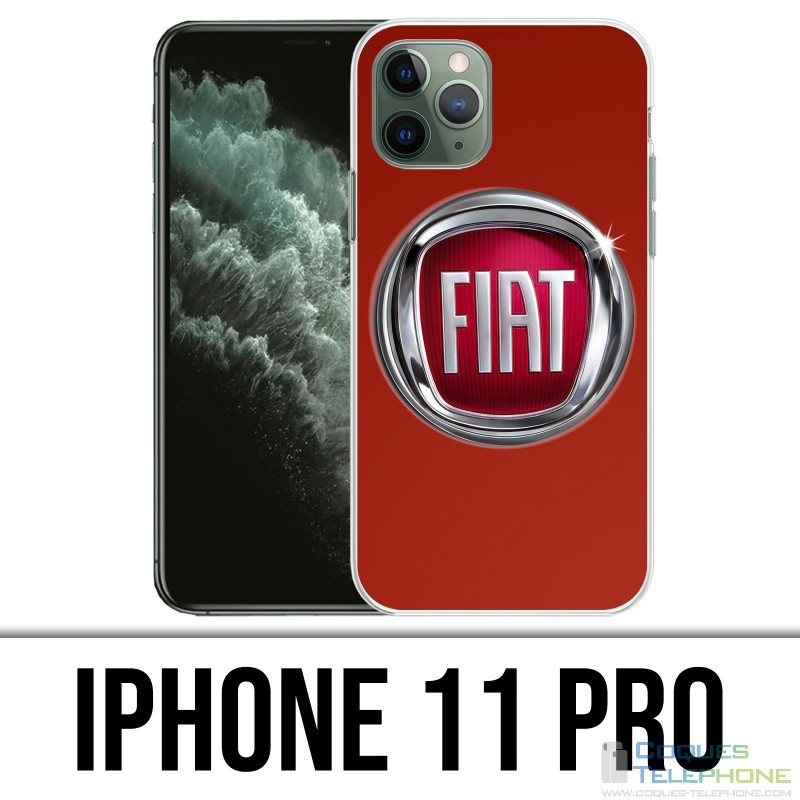 Custodia per iPhone 11 Pro - Logo Fiat