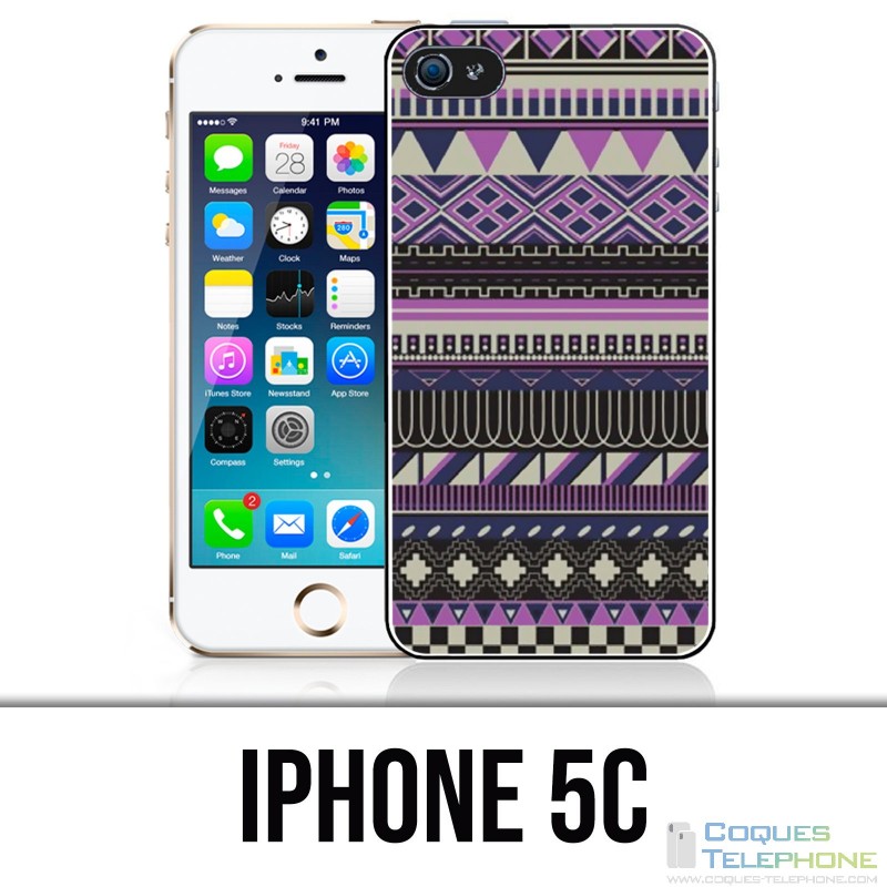 Coque iPhone 5C - Azteque Violet