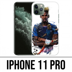 IPhone 11 Pro Case - Soccer France Pogba Drawing