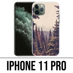 Coque iPhone 11 Pro - Foret Sapins