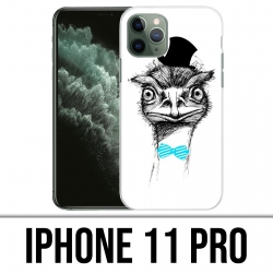 Funda para iPhone 11 Pro - Avestruz divertida