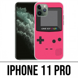 Coque iPhone 11 PRO - Game Boy Color Rose