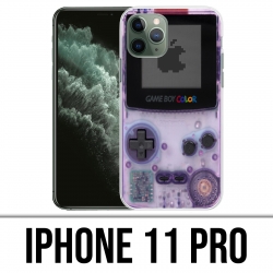 Coque iPhone 11 PRO - Game Boy Color Violet