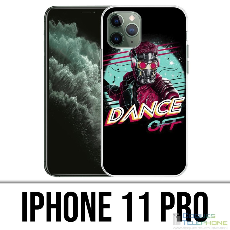 Coque iPhone 11 PRO - Gardiens Galaxie Star Lord Dance