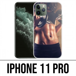 Coque iPhone 11 Pro - Girl Musculation