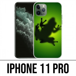 Coque iPhone 11 PRO - Grenouille Feuille