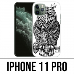 Custodia per iPhone 11 Pro - Owl Azteque