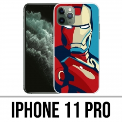 Coque iPhone 11 PRO - Iron Man Design Affiche