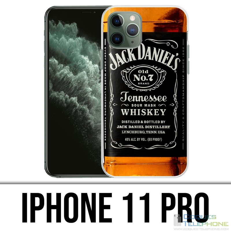 Coque iPhone 11 PRO - Jack Daniels Bouteille