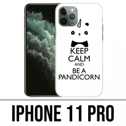 Funda iPhone 11 - Keep Calm Pandicorn Panda Unicorn