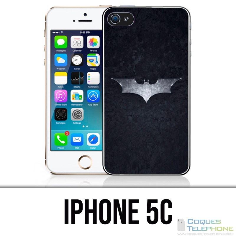 Coque iPhone 5C - Batman Logo Dark Knight
