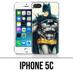 Custodia per iPhone 5C - Batman Paint Art