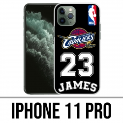 Coque iPhone 11 Pro - Lebron James Noir