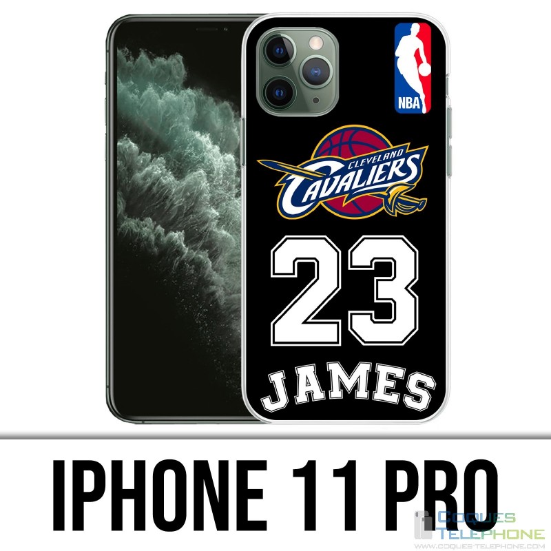 Coque iPhone 11 Pro - Lebron James Noir