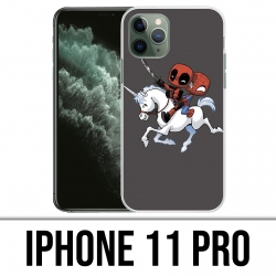 Custodia per iPhone 11 Pro - Unicorn Deadpool Spiderman