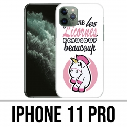 Coque iPhone 11 PRO - Licornes
