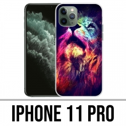 Coque iPhone iPhone 11 PRO - Lion Galaxie