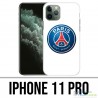 Custodia per iPhone 11 Pro - Logo Psg sfondo bianco